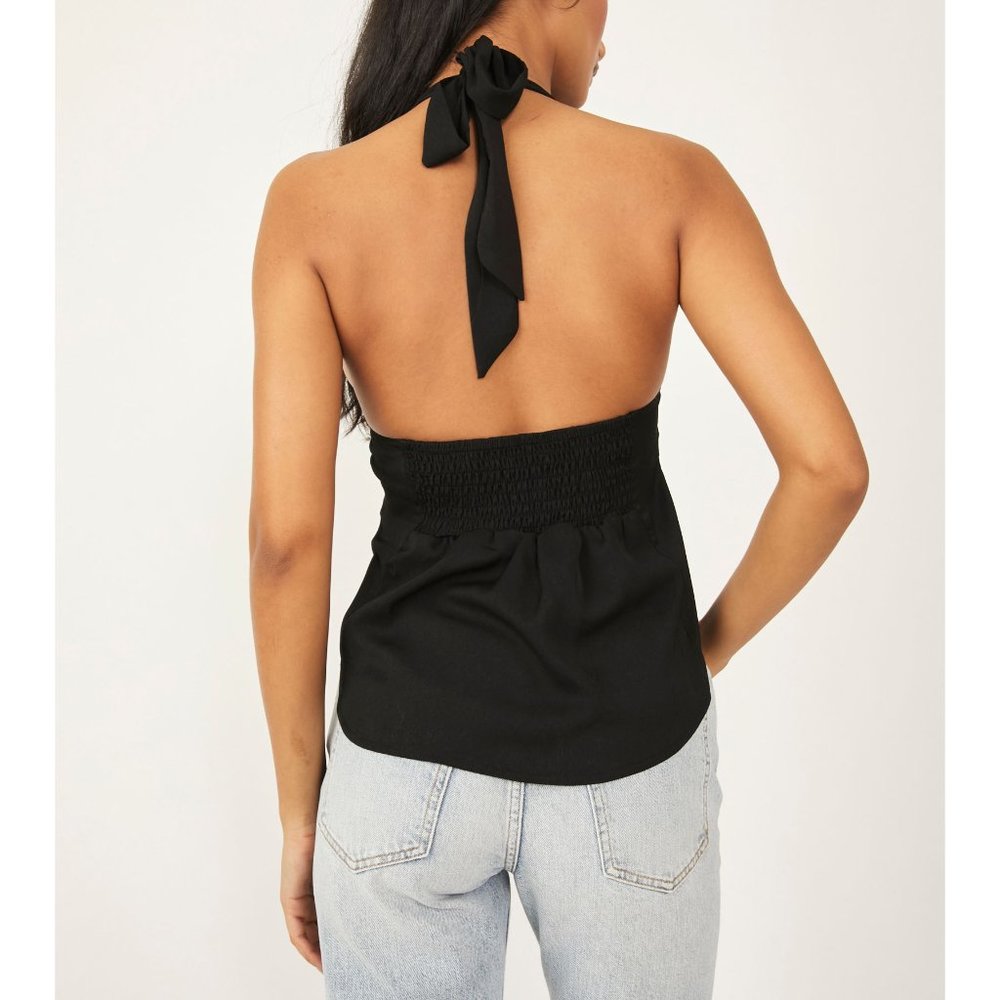 🎉LAST CHANCE🎉 NWT Free People Calista Top / Black - Picture 3 of 5
